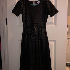 Black T-shirt dress